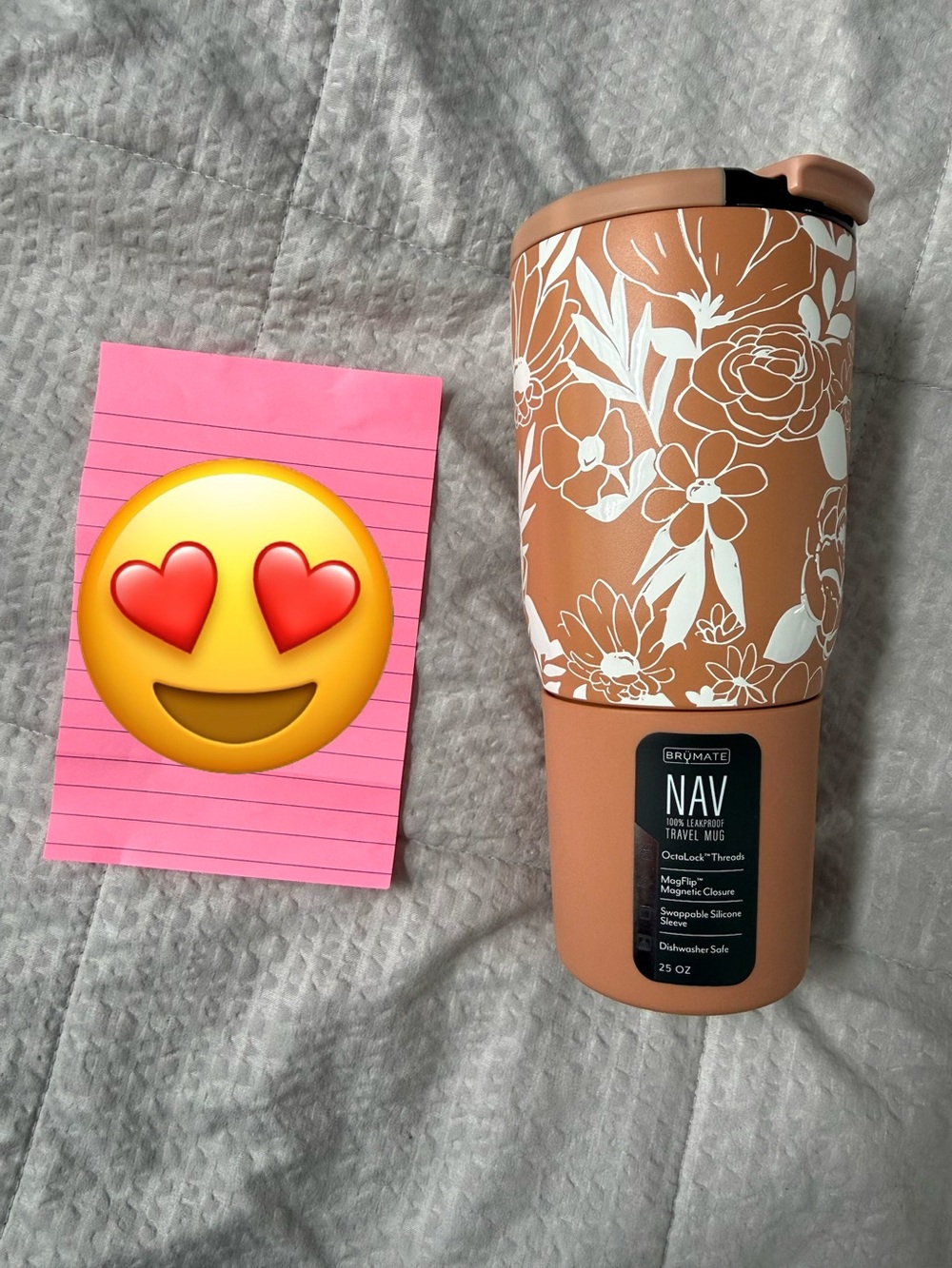 BrüMate NAV Sandstone Bloom Travel Mug